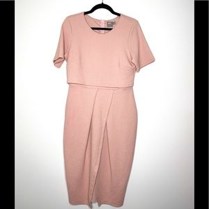 ASOS Pink Midi Dress